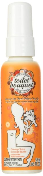 Toilet Bouquet Premium Toilet Spray, L'orange Spice, 55 ml