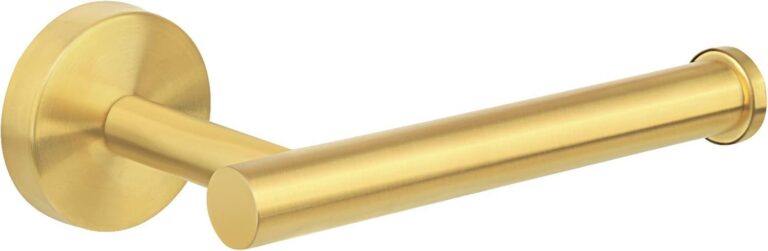 Toilet Paper Holder, Gold Toilet Paper Holder, SUS304 Stainless Steel Toilet Paper Roll Holder, Wall Mounted Toilet Paper Holder Gold,Bathroom Accessory Toilet Roll Holder for...