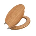 Toilet Seat, Oak Wood, Solid Wood, High Gloss Finish, PIKLiDS (Elongated)