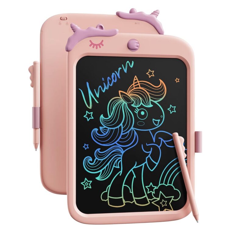 Toys for Girls 10 inch Doodle Board Drawing Pad Tablet with Lock Function, Erasable, Portable, Educational Learning Unicorn Toy Gifts for 3 4 5 6 7 8 9 Years Old Girls Toddlers...