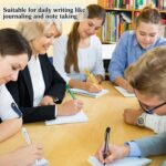 Trandraft 12 Pcs Retractable Pullout Banner Pen Bulk for School Office Ballpoint Pen with Paper Scroll Inside, 6 Colors