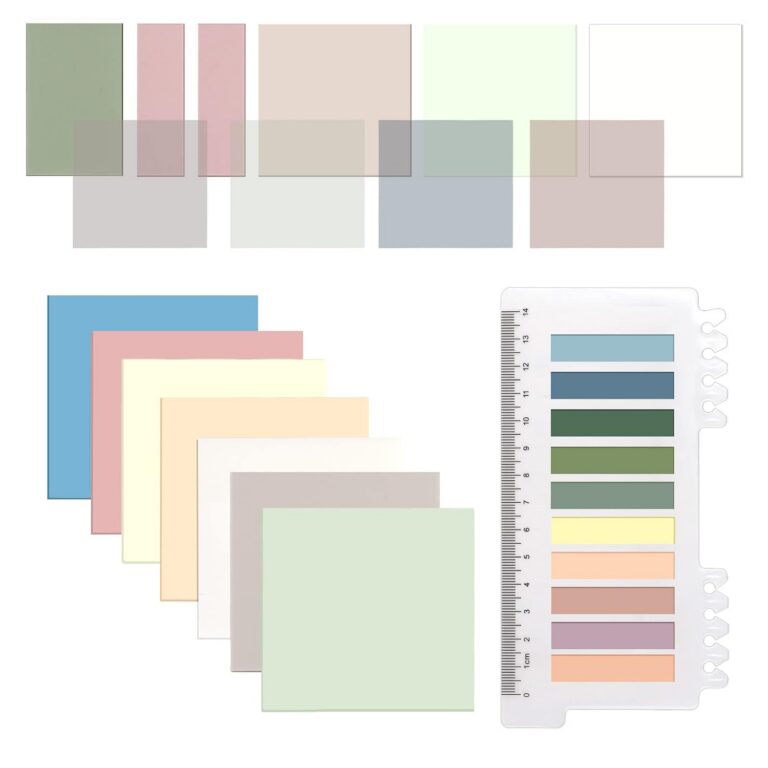 Transparent Sticky Notes,ONEDONE 700 Sheets Clear Sticky Notes Tabs for Annotating Books, Translucent Sticky Notes Book Tabs Sticky Tabs Book Markers Office & School Supplies