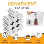 TRYMAG Small 10x3mm 50Pcs Rare Earth Magnets, 50Pcs Tiny Round Fridge Magnets for Whiteboard, Refrigerator, DIY, Kitchen, Office