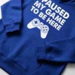 Tstars Funny Gaming Hoodie for Men - I Paused My Game to Be Here Gamer Gifts Teen Boys & Fans of Video Games
