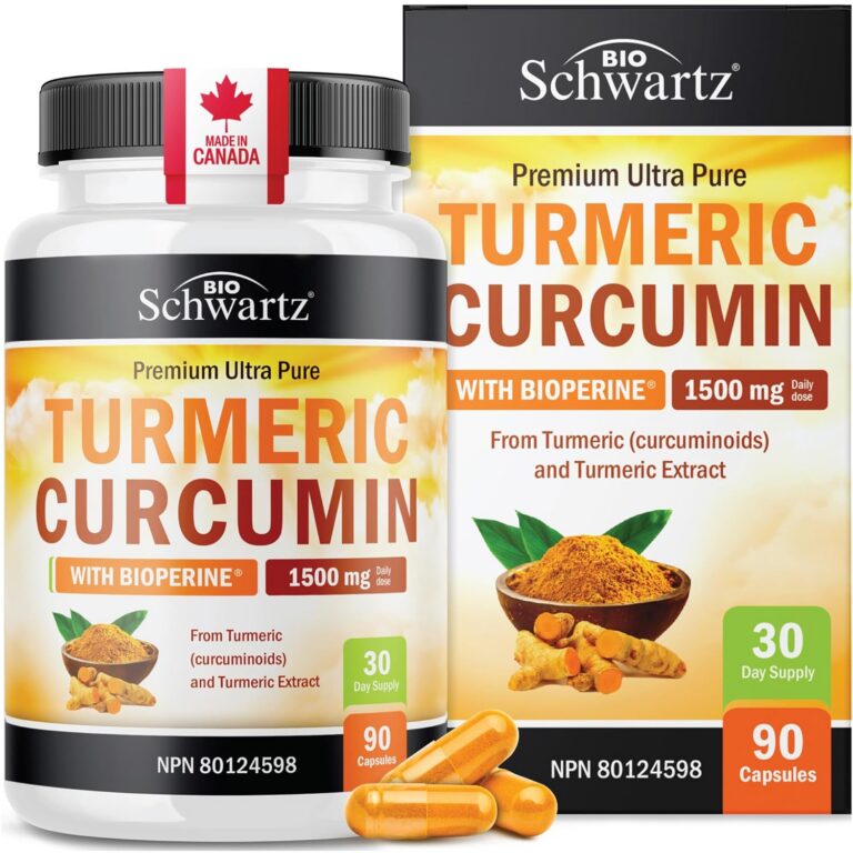 Turmeric Curcumin 1500mg | Turmeric Supplements + Black Pepper | Joint Pain Relief & Anti Inflammatory Pills | High Potency Curcumin Supplements with Black Pepper | Non-GMO,...