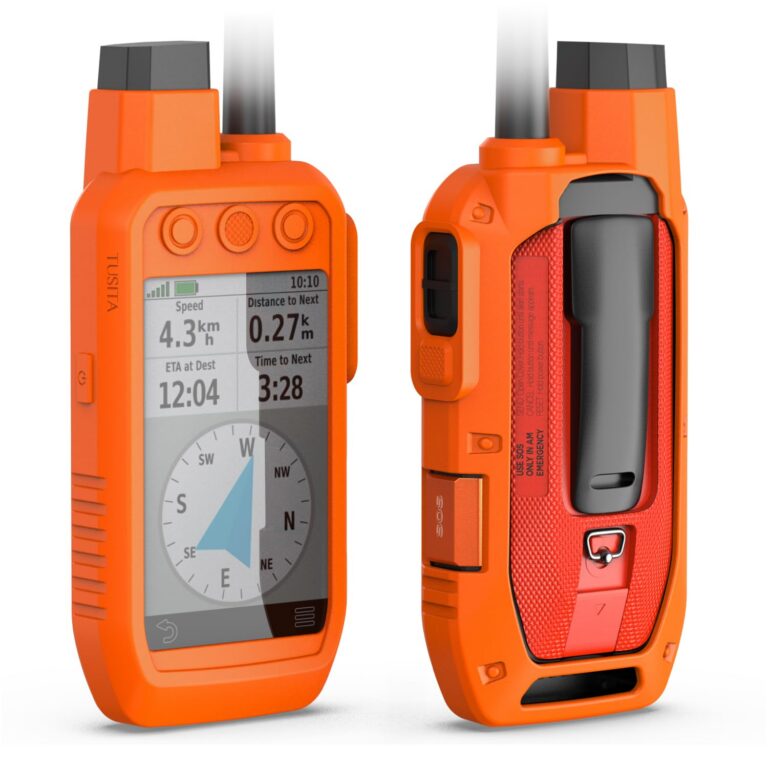 TUSITA Silicone Protective Case Compatible with Garmin Alpha 200 200i 300 300i - GPS System Accessories