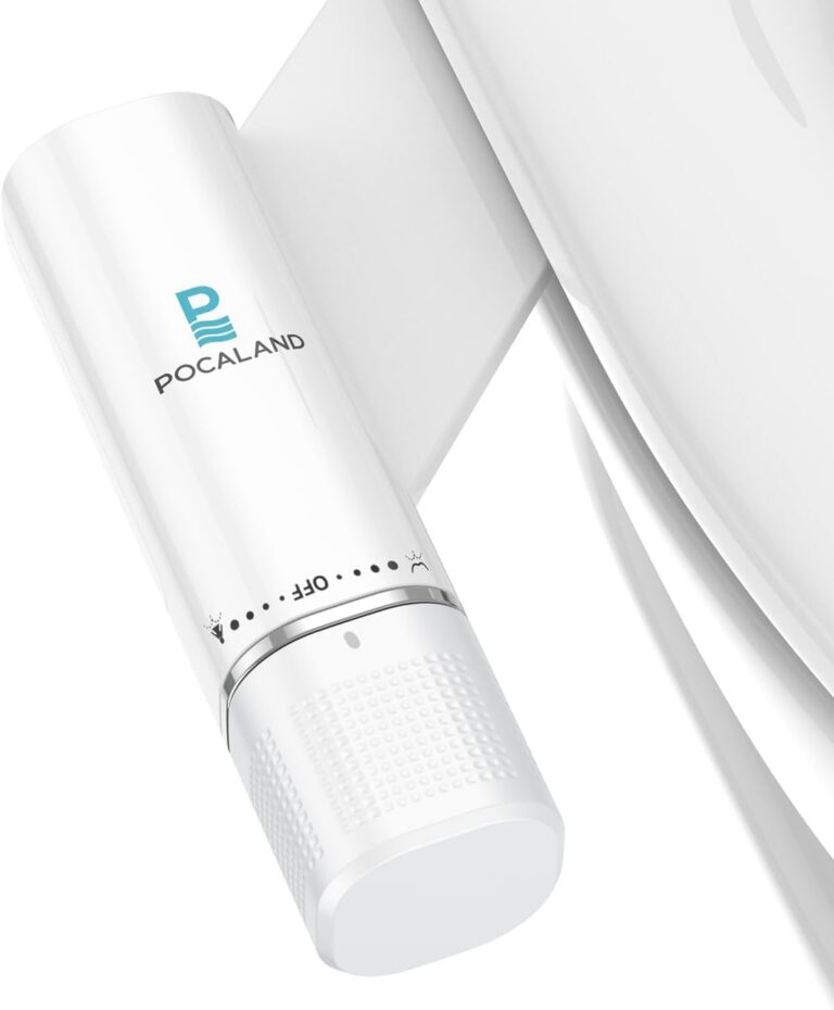 Ultra-Slim Bidet Attachment, Posterior&Feminine Wash-(Retractable Dual Nozzles), Non-Electric Bidet Attachment for Toilet Seat, Adjustable Fresh Cold Water Pressure, Stainless...