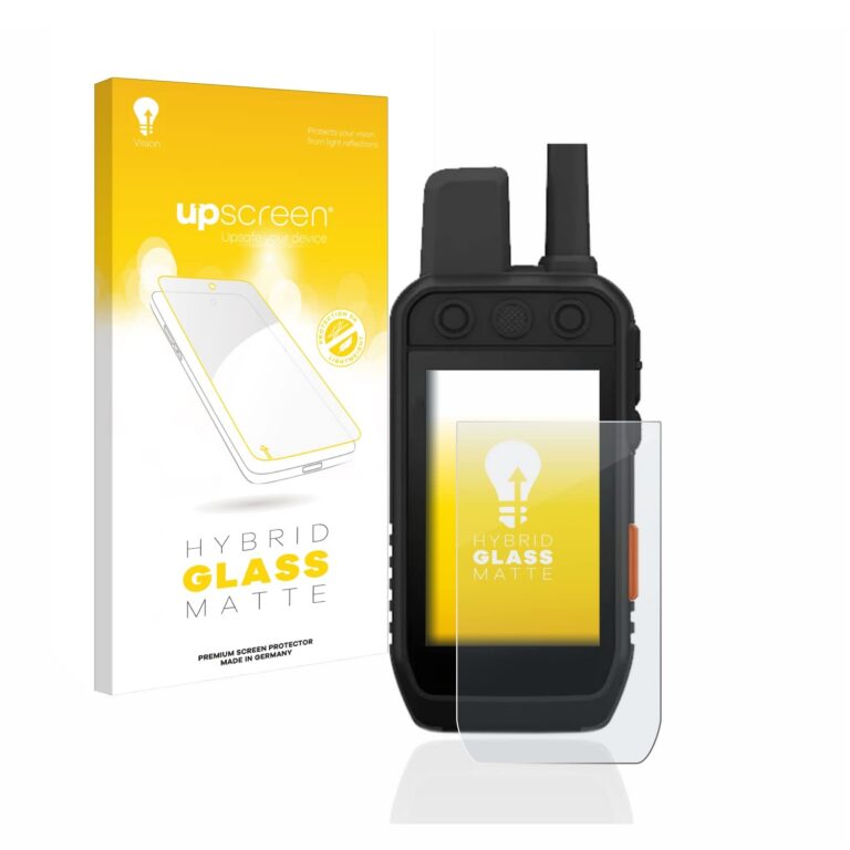 upscreen Matte Screen Protector Glass Film compatible with Garmin Alpha 200i K - Anti-Glare, Anti-Fingerprint, 9H Glass Protection