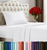Utopia Bedding Queen Sheet Set - 4 Piece Queen Bed Sheets Set - Soft Brushed Microfiber Fabric - Shrinkage & Fade Resistant - Easy Care (Grey)