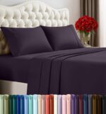 Utopia Bedding Queen Sheet Set - 4 Piece Queen Bed Sheets Set - Soft Brushed Microfiber Fabric - Shrinkage & Fade Resistant - Easy Care (Grey)