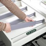 Utoplike Bamboo Drawer Dividers, Grey Expandble Drawer divider Kitchen Drawer Organizers 4 pcs Adjustable, Spring Loaded, Works in Dresser, Bathroom, Bedroom, Desk