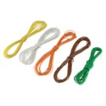 uxcell 5 Pcs Wrapping Wire Tin Plated Copper Wire PCB Wires Cable P/N DM-30-1000 30 AWG 3 Meters Length for Eletronic Test