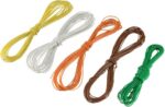 uxcell 5 Pcs Wrapping Wire Tin Plated Copper Wire PCB Wires Cable P/N DM-30-1000 30 AWG 3 Meters Length for Eletronic Test