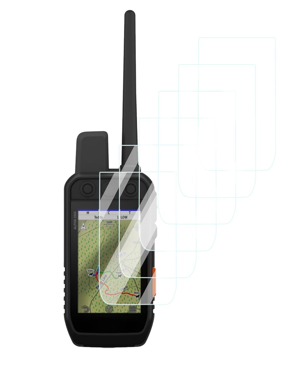 UYRUREL Screen Protector for Garmin Alpha 200i Dog Tracking Handheld, High-definition Scratch Resistant Film,HD Clear, Bubble Free with Easy Installation Kit, 6 Pack. UYRUREL Screen Protector for Garmin Alpha 200i Dog Tracking Handheld, High-definition Scratch Resistant Film,HD Clear, Bubble Free with Easy Installation Kit, 6 Pack.