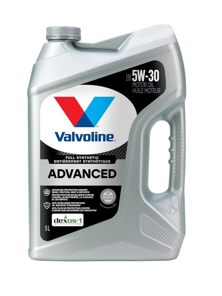 Valvoline Advanced Full Synthetic 5W30 Motor Oil 5L