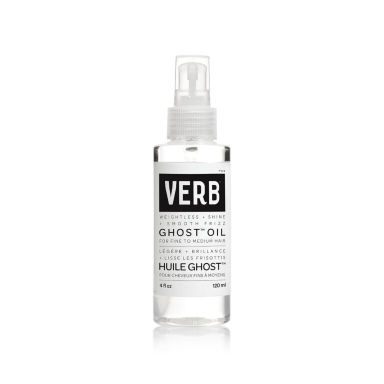 Verb Ghost Oil Vegan Weightless Hair Oil Lightweight Hair Oil Revitalizing Hair Treatment Oil Nourishes and Promotes Shiny Hair Paraben Free