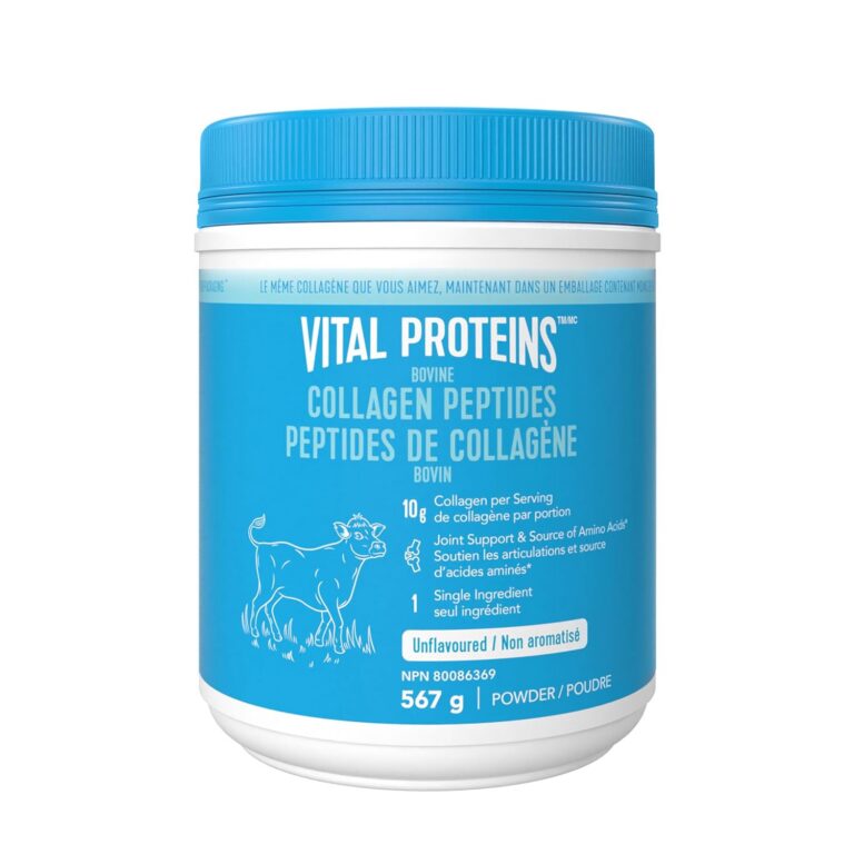 VITAL PROTEINS Bovine Collagen Peptides Powder, Helps Form Collagen And Reduce Joint Pain Associated With Osteoarthritis, Source Of Amino Acids, No Added Sugar, No Artificial...