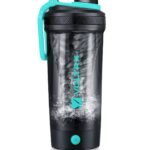VOLTRX Shaker Bottle, Gallium USB C Rechargeable Electric Protein Shake Mixer, Shaker Cups for Protein Shakes and Meal Replacement Shakes, BPA Free, Made with Tritan