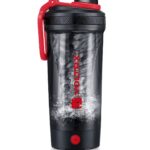 VOLTRX Shaker Bottle, Gallium USB C Rechargeable Electric Protein Shake Mixer, Shaker Cups for Protein Shakes and Meal Replacement Shakes, BPA Free, Made with Tritan