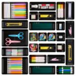 Vtopmart 25 Pack Plastic Drawer Organizers Pink