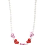 Way to Celebrate Valentine's Day Pearl Heart Necklace, 1 Piece