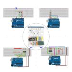 WayinTop Electronics Component Fun Kit w/E-Book, Upgraded Electronic Starter Kit with Breadboard Jumper Wires Kit, PCB Soldering Kit, LEDs & Resisitor Kit for Arduino/for...