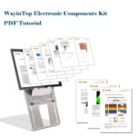 WayinTop Electronics Component Fun Kit w/E-Book, Upgraded Electronic Starter Kit with Breadboard Jumper Wires Kit, PCB Soldering Kit, LEDs & Resisitor Kit for Arduino/for...