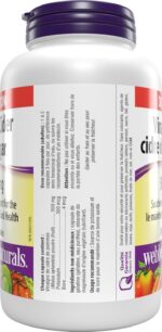 Webber Naturals Apple Cider Vinegar, 240 Capsules, Sugar Free