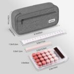 WEMATE Large Pencil Case, Big Capacity Pencil Pouch Stationery Pen Bag, Storage High Capacity Bag Pouch Holder Box Organizer, Marker Pen Case for Women & Men