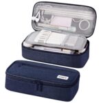 WEMATE Large Pencil Case, Big Capacity Pencil Pouch Stationery Pen Bag, Storage High Capacity Bag Pouch Holder Box Organizer, Marker Pen Case for Women & Men