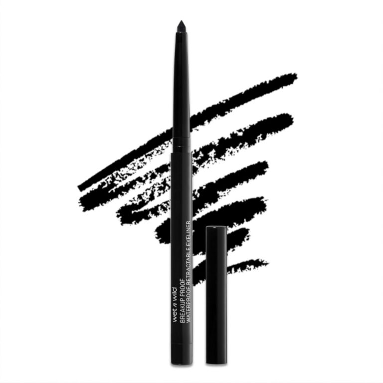 Wet n Wild Mega Last Breakup-Proof Waterproof Retractable Eyeliner Blackest Black