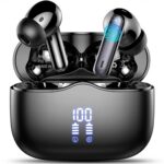 Wireless Earbuds, Bluetooth Ear Buds 5.4 Mini HiFi Stereo with 4 ENC Noise Cancelling Mics Wireless Headphones, in Ear Earphones 40H IP7 Waterproof, USB C, Bluetooth Earbuds for...