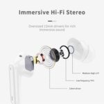 Wireless Earbuds, Bluetooth Ear Buds 5.4 Mini HiFi Stereo with 4 ENC Noise Cancelling Mics Wireless Headphones, in Ear Earphones 40H IP7 Waterproof, USB C, Bluetooth Earbuds for...