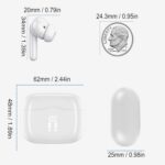 Wireless Earbuds, Bluetooth Ear Buds 5.4 Mini HiFi Stereo with 4 ENC Noise Cancelling Mics Wireless Headphones, in Ear Earphones 40H IP7 Waterproof, USB C, Bluetooth Earbuds for...