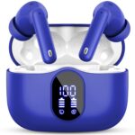 Wireless Earbuds, Bluetooth Headphones 5.4 HiFi Stereo, Wireless Earphones with ENC Noise Cancelling Mic, IP7 Waterproof in Ear Headphones, LED Digital Display Ear Buds, Touch...