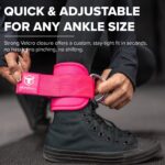 Women's Ankle Strap for Cable Machines & Resistance Bands: Gym & Home Workout Cuff Attachment for Leg Extensions, Kickbacks, Hip Abductors - Booty Exercises