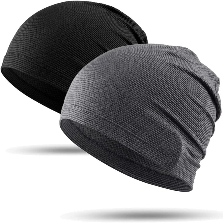 WTACTFUL 1/2-Pack Cooling Skull Caps for Men & Women - Breathable 3D Mesh Running Caps for Cycling, Gym & Summer