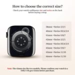 wutwuk Compatible for Apple Watch Band 38mm 40mm 41mm 42mm 44mm 45mm with Case, Jewelry Metal Replacement Strap for iWatch SE Series 8 7 6 5 4 3 2 1, Women's Dressy Bling...