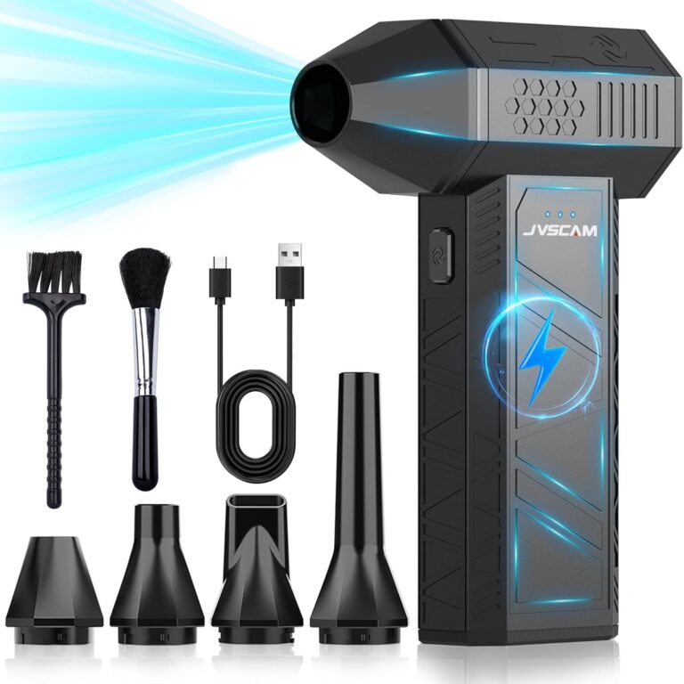 X3 Compressed Air Duster - Electric Air Duster with Brushless Motor,3 Gear Adjustable - mini Snow Blower- Rechargeable Air Duster for PC, Keyboard, Car,Outdoors,Home,Snow and...