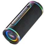 YEAHBOX X-Boom Go Portable Bluetooth Speaker, Max 40W Hi-Fi Sound, Dome Tweeter & Track Bass Driver, Dual EQ Modes, IP65 Waterproof, RGB Light Show, TWS Stereo Pairing,...