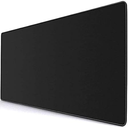 YEBMoo Gaming Mouse Pad XXL Extended Desk Pad & Thick Large (900x400x3 mm) Computer Keyboard Mousepad Mouse Mat (90x40Black)