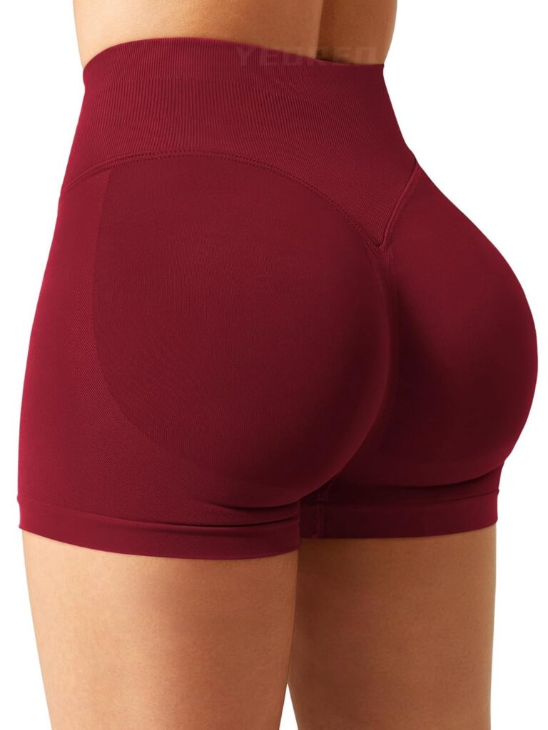 YEOREO Women Workout Gym Impact Shorts Hidden Scrunch Butt Lifting 3.6"/4.5"/6" Seamless Shorts