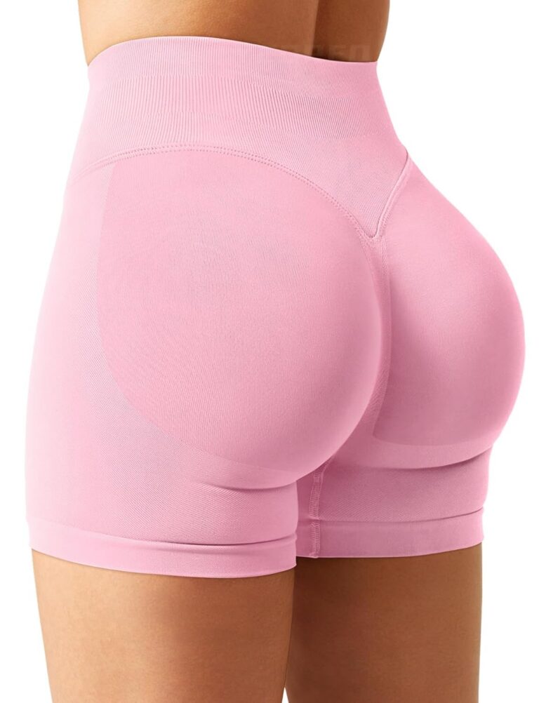 YEOREO Women Workout Gym Impact Shorts Hidden Scrunch Butt Lifting 3.6"/4.5"/6" Seamless Shorts