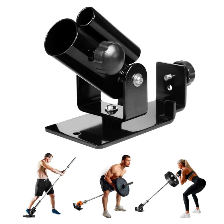 Yes4All Deluxe T-Bar Row - Landmine Attachment - Landmine Base – 2 Options: Platform And Insert – Full 360° Swivel – Fits 1” Standard and 2” Olympic Bars - Great for Home Gym