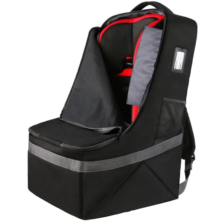 YOREPEK Car Seat Travel Bag, Padded Car Seats Backpack, Large Carseat Carrier Bag, Airport Gate Check Bag, Infant Seat Travel Bag with Padded Shoulder Strap, Travel Car Seat...