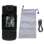 1080P Body Worn Cam, 1.5in Screen Body Camera with Audio and Video, Magnetic Back Clip, Night Vision, Motion Detection