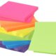 (12 Pads) Sticky Notes 3x3 Inches, 720 Sheets ZCZN 6 Neon Color Self-Stick Note Pads, Colorful Sticky Notes Bulk, Easy to Post for Home, Office, School - 60 Sheets/Pad