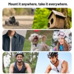 128GB FHD 1080P Mini Body Camera, Wearable Action Body Cam, Thumb Size Hands Free Recording Body Worn Camera, Premium Portable Camcorder Mount Anywhere for Work, Travel, Pet...