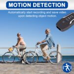 128GB Mini Body Camera, 1080P Portable Video Recorder, Loop Recording Body Worn Camera for Outdoor, Home, Office Security