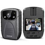 1296P 32GB Body Camera Wearable, Police Body Cam with Loop Recording, Waterproof Camcorder Video Camera for Outdoor Travel Vlog Surveillance, Support 512GB Memory Card Expansion